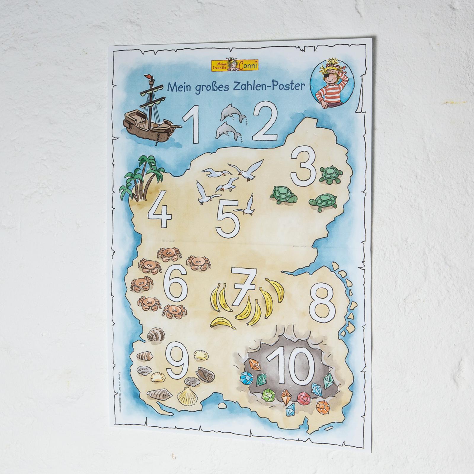 Beispielinhalt (Bild) Conni Gelbe Reihe: Zahlen schreiben Extra