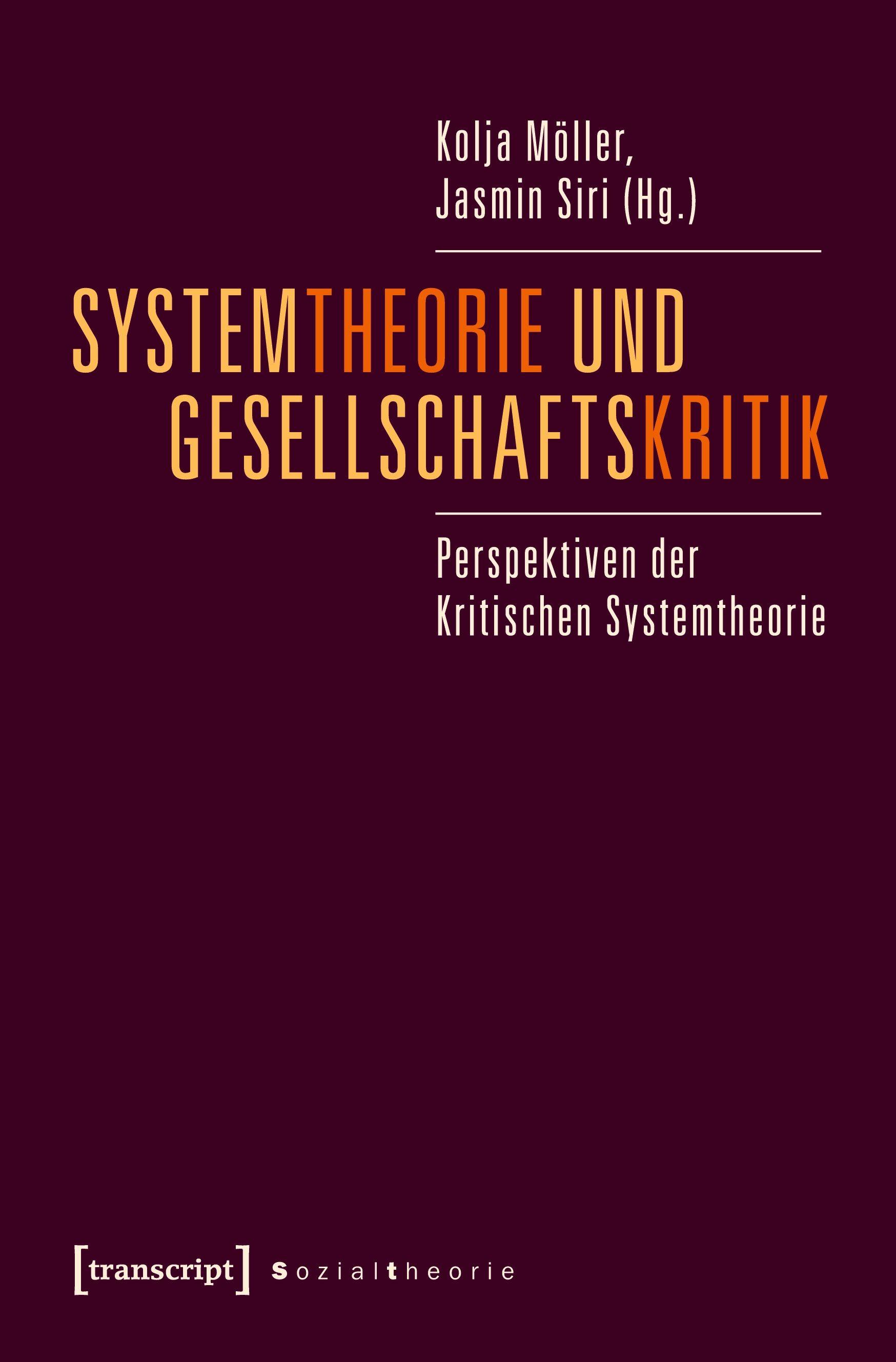 Vorderes Coverbild Systemtheorie und Gesellschaftskritik