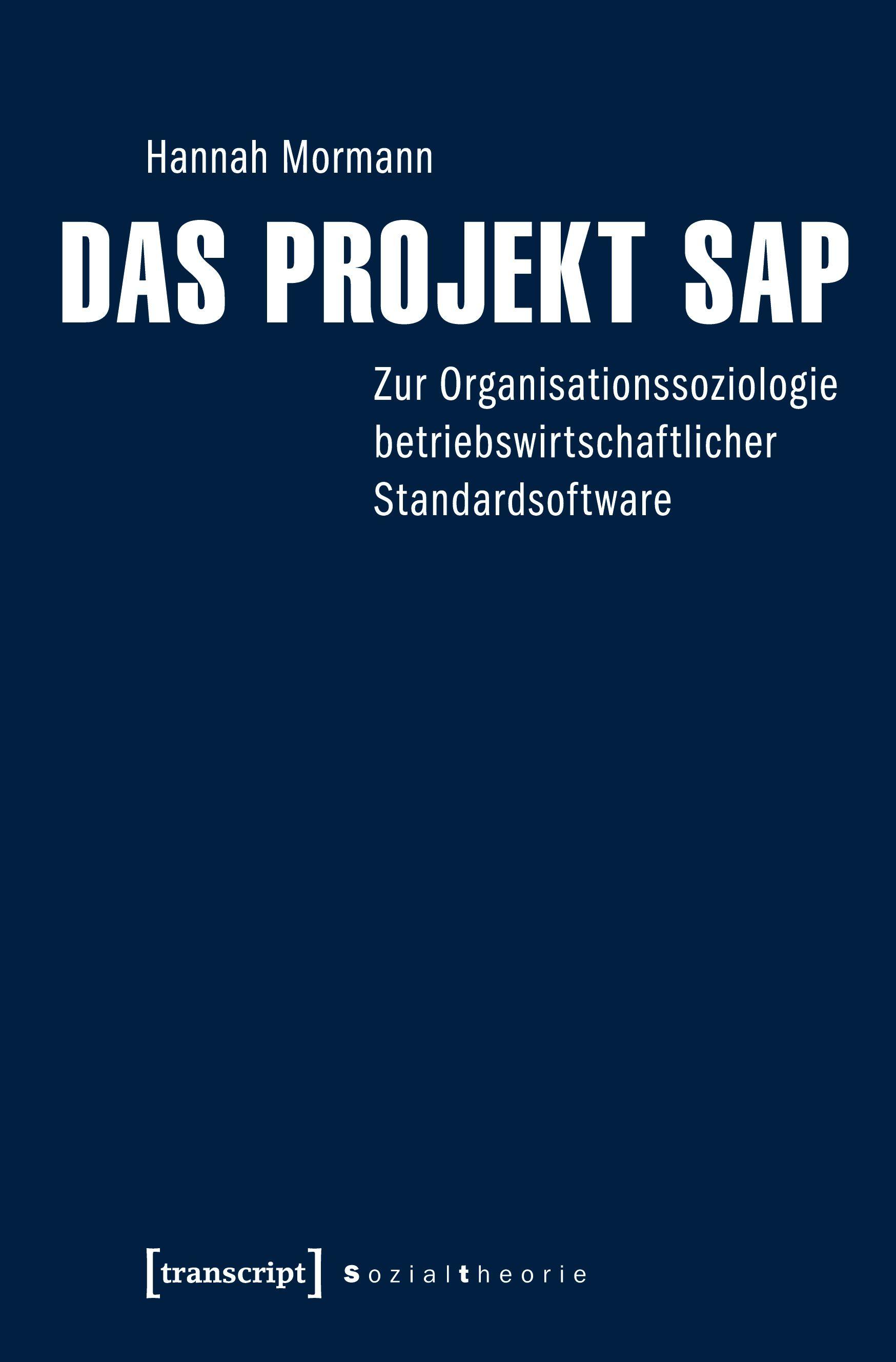 Vorderes Coverbild Das Projekt SAP
