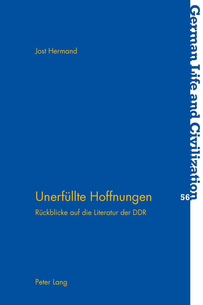 Vorderes Coverbild Unerfüllte Hoffnungen