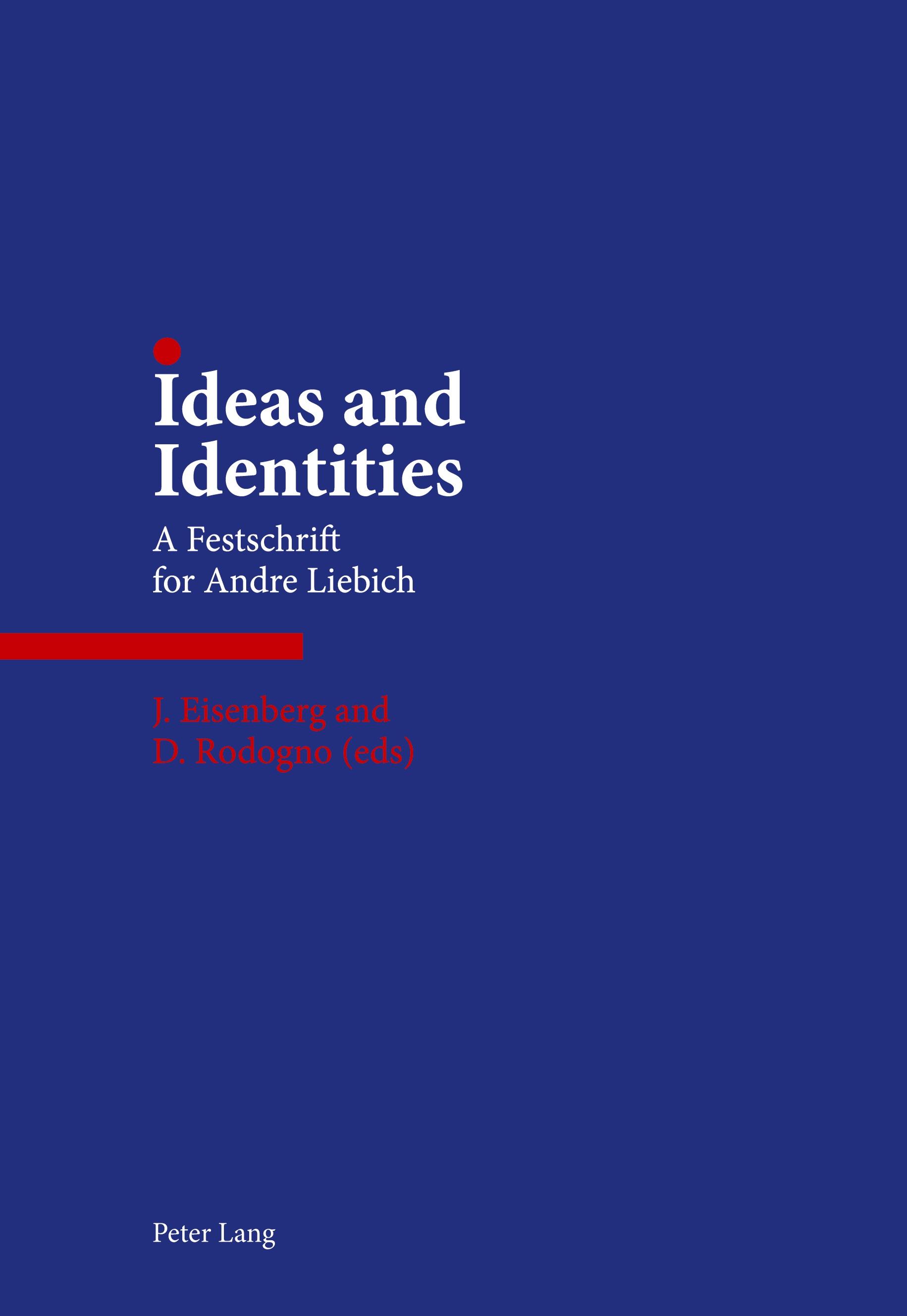 Vorderes Coverbild Ideas and Identities