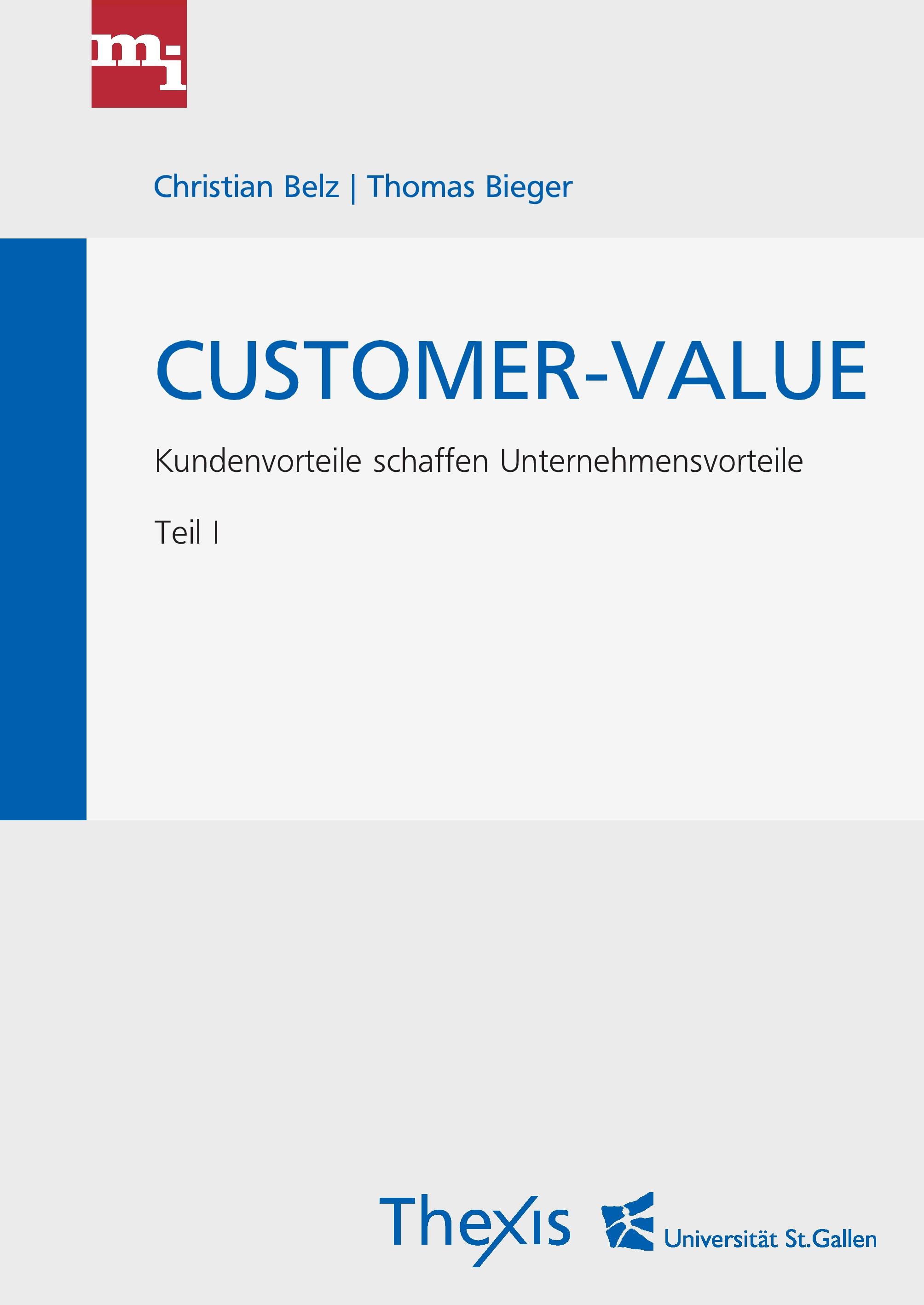 Vorderes Coverbild Customer-Value