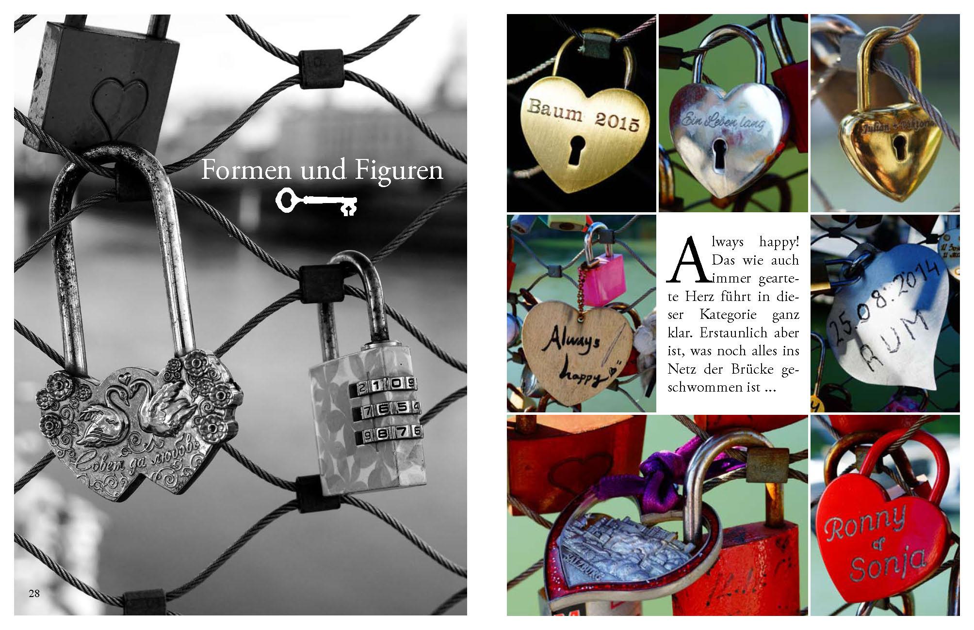 Beispielinhalt (Bild) Love Locks - 300 Liebesschlösser im Portrait