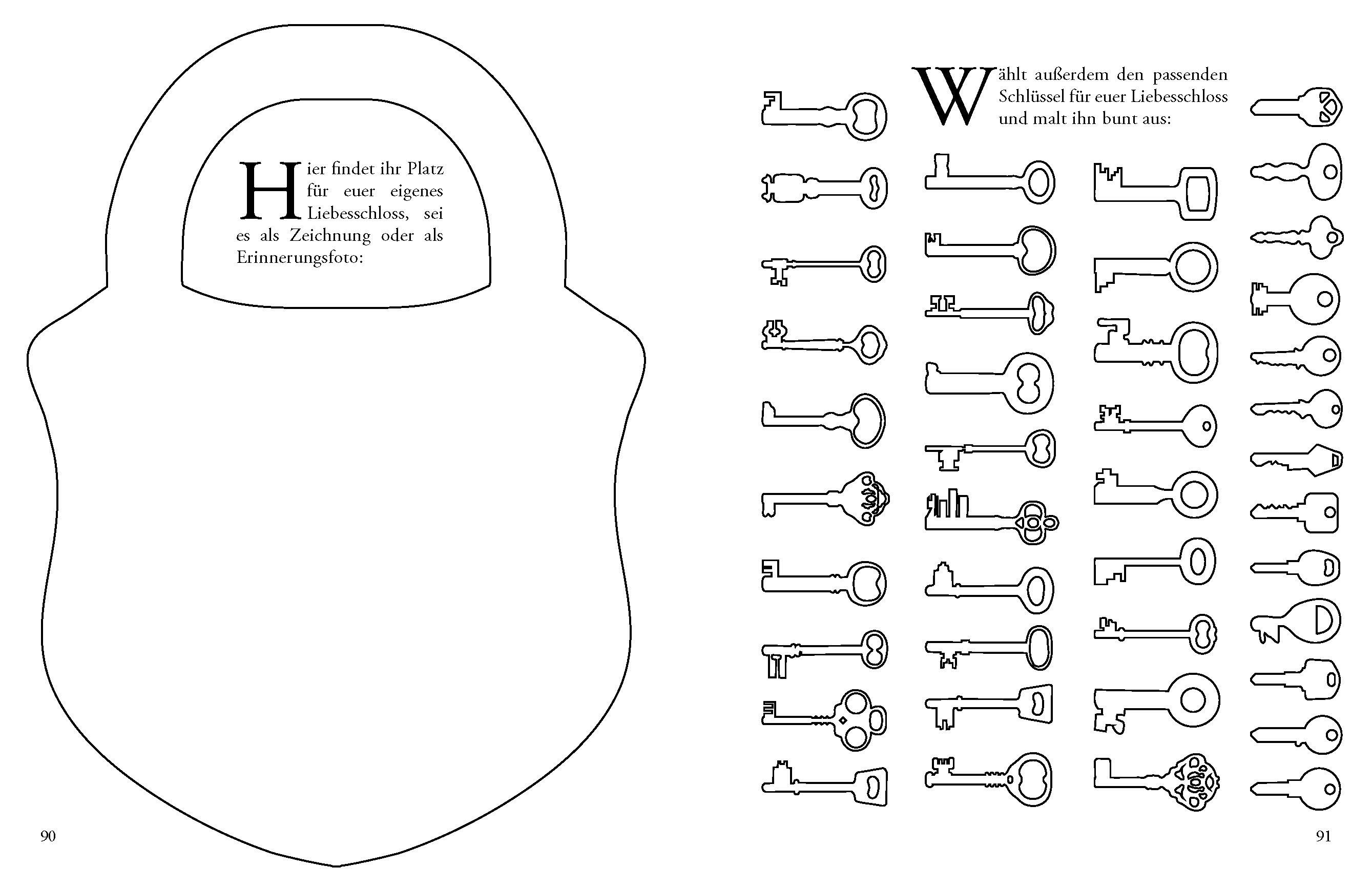 Beispielinhalt (Bild) Love Locks - 300 Liebesschlösser im Portrait