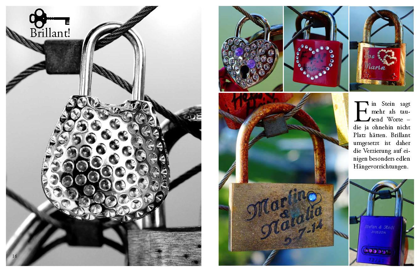 Beispielinhalt (Bild) Love Locks - 300 Liebesschlösser im Portrait