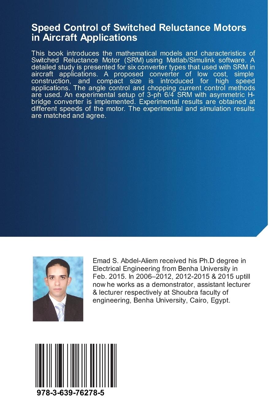 Rückseitencover Speed Control of Switched Reluctance Motors in Aircraft Applications