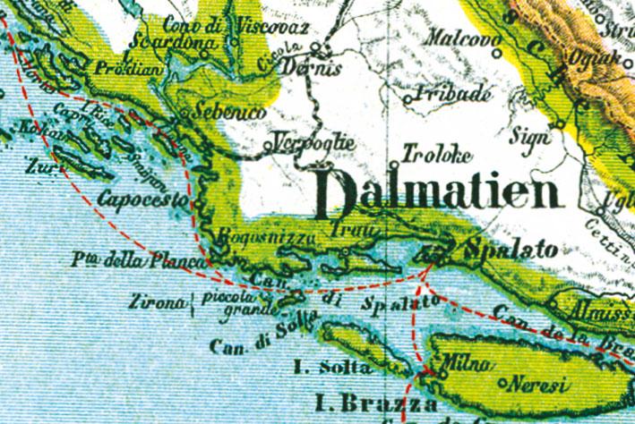 Beispielinhalt (Bild) Hist. Karte: ÖSTERREICHISCH-UNGARISCHE MONARCHIE,  um 1908 (gerollt)