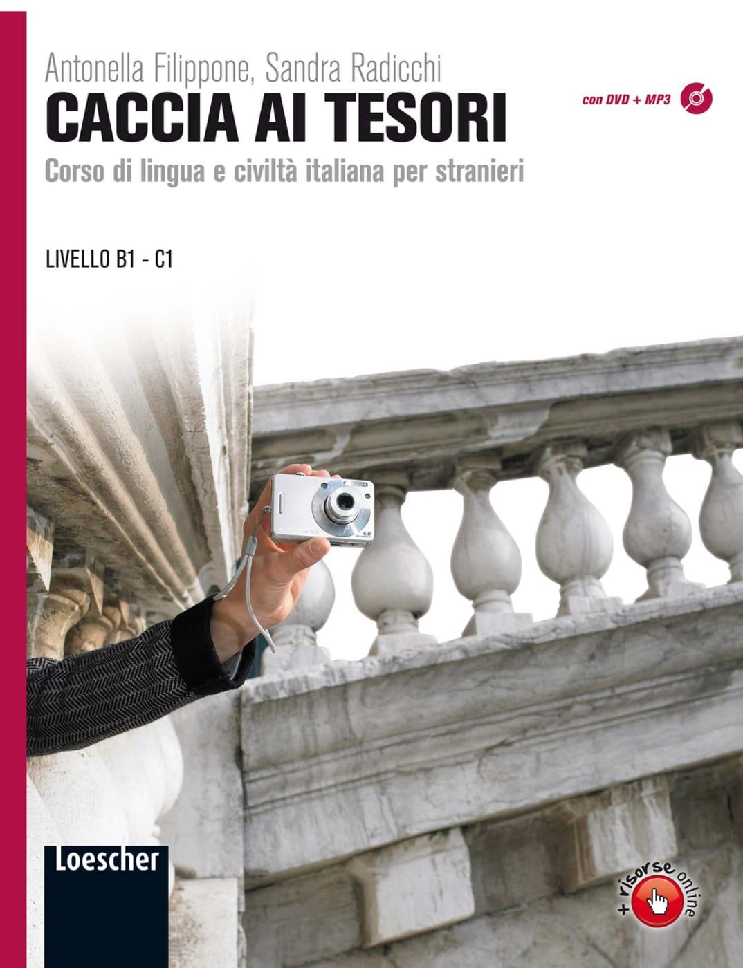 Vorderes Coverbild Caccia ai tesori. Lehrbuch + DVD + MP3