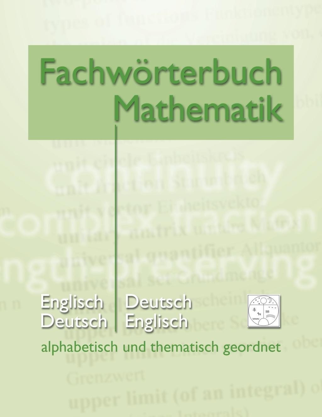 Vorderes Coverbild Fachwörterbuch Mathematik