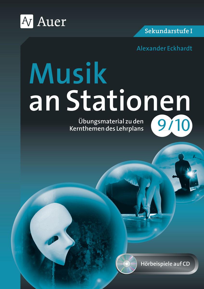 Vorderes Coverbild Musik an Stationen 9-10