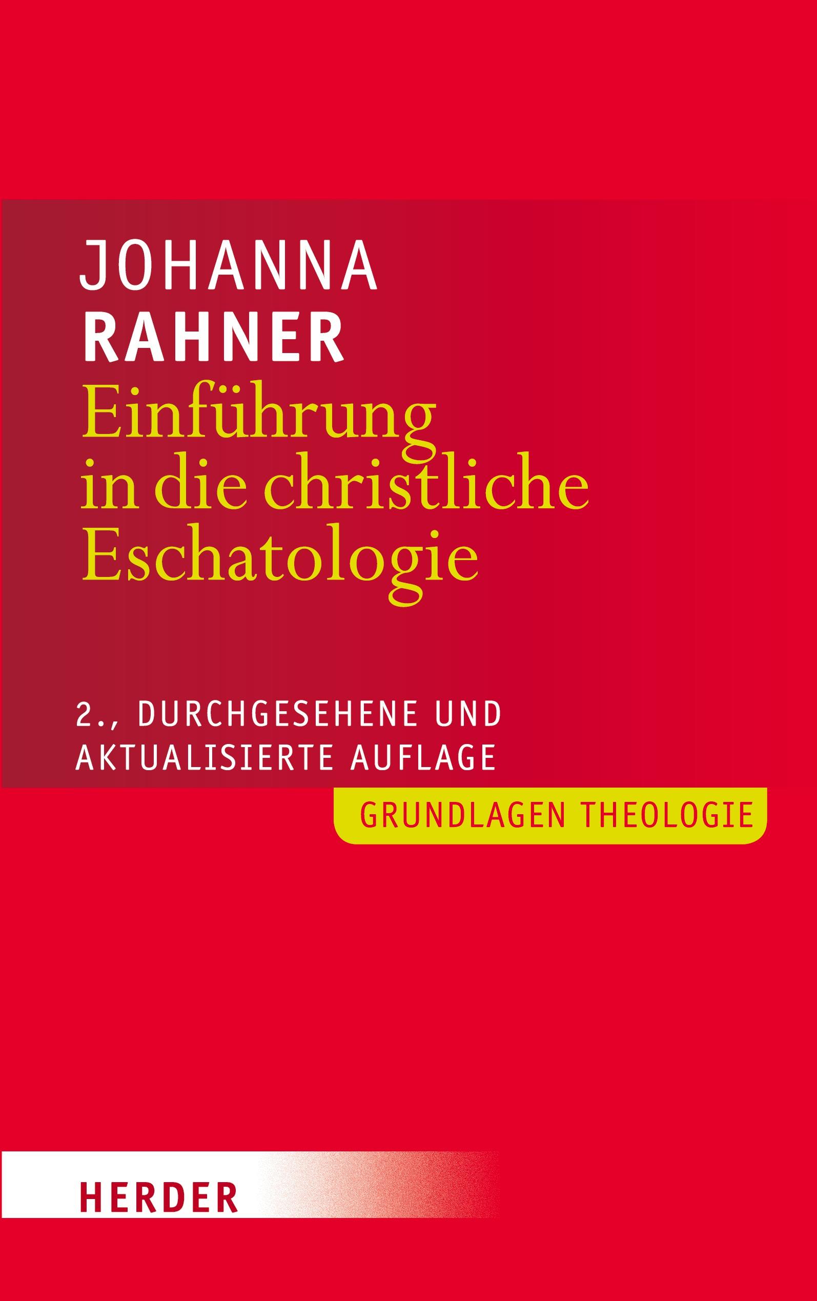 Vorderes Coverbild Einführung in die christliche Eschatologie