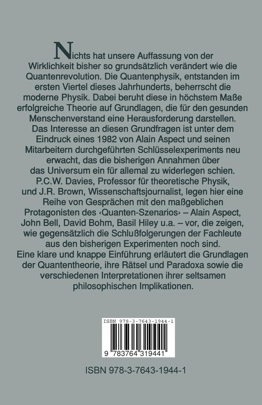 Rückseitencover Der Geist im Atom