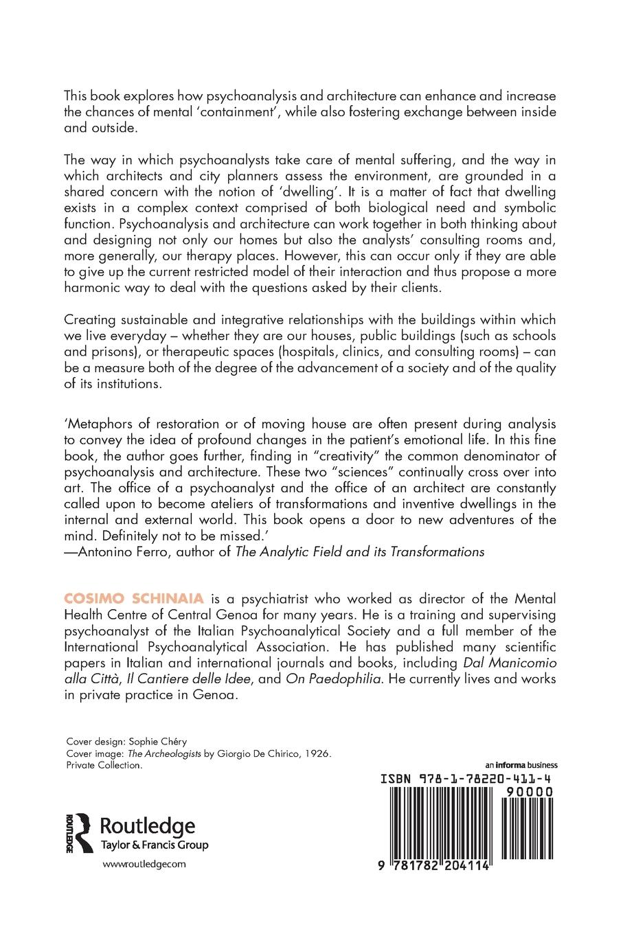 Rückseitencover Psychoanalysis and Architecture