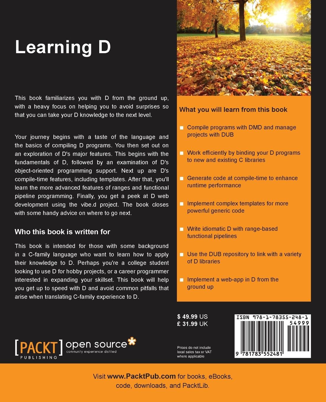 Rückseitencover Learning D