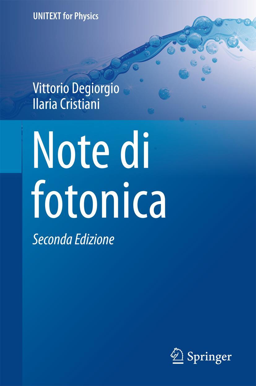 Vorderes Coverbild Note di fotonica