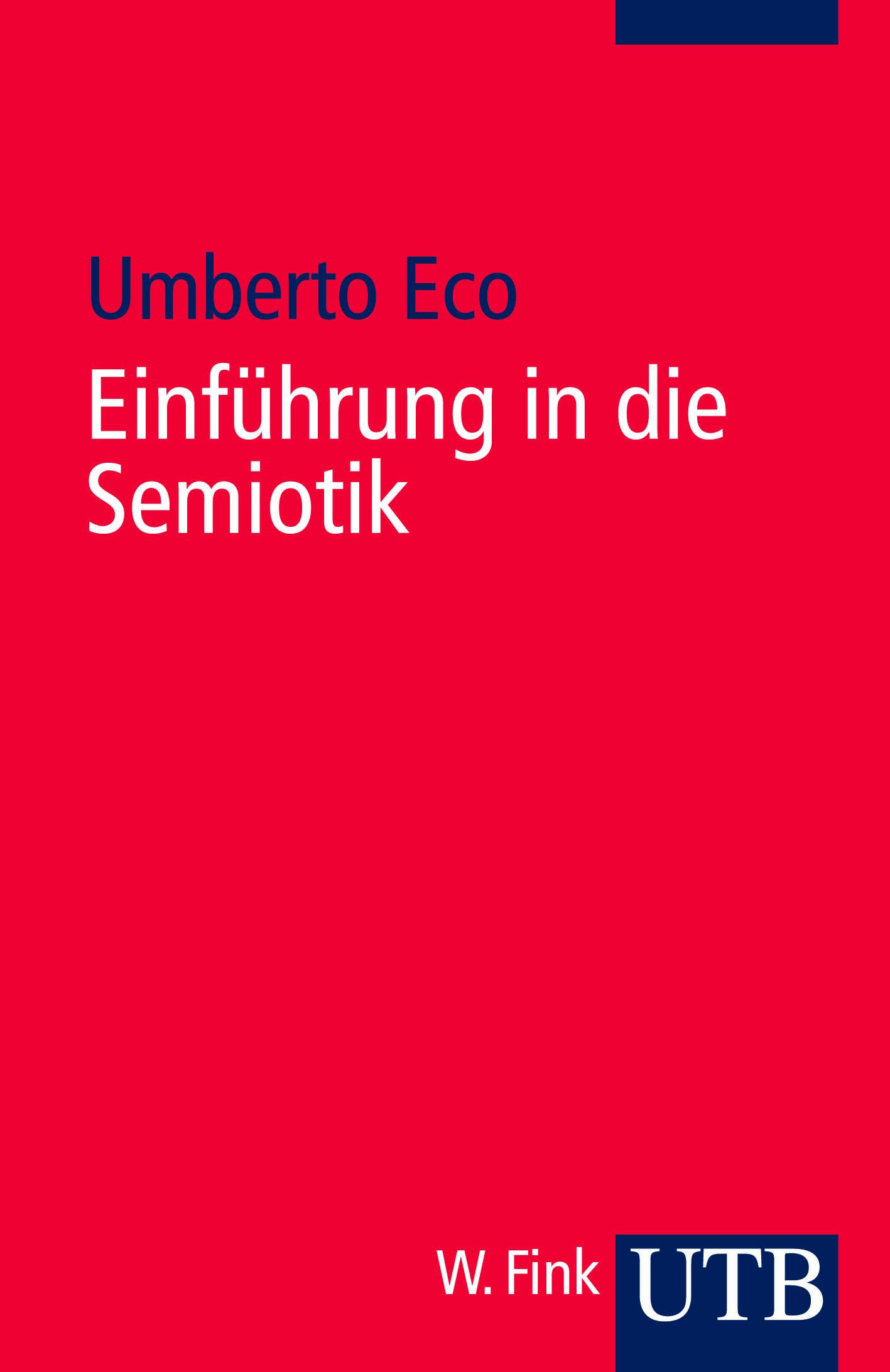 Vorderes Coverbild Einführung in die Semiotik