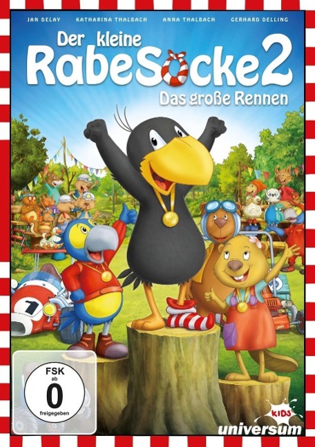 Vorderes Coverbild Der kleine Rabe Socke 2 - Das große Rennen