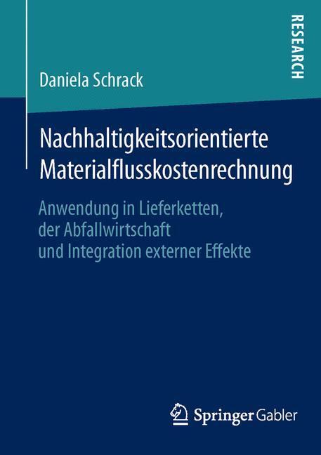 Vorderes Coverbild Nachhaltigkeitsorientierte Materialflusskostenrechnung