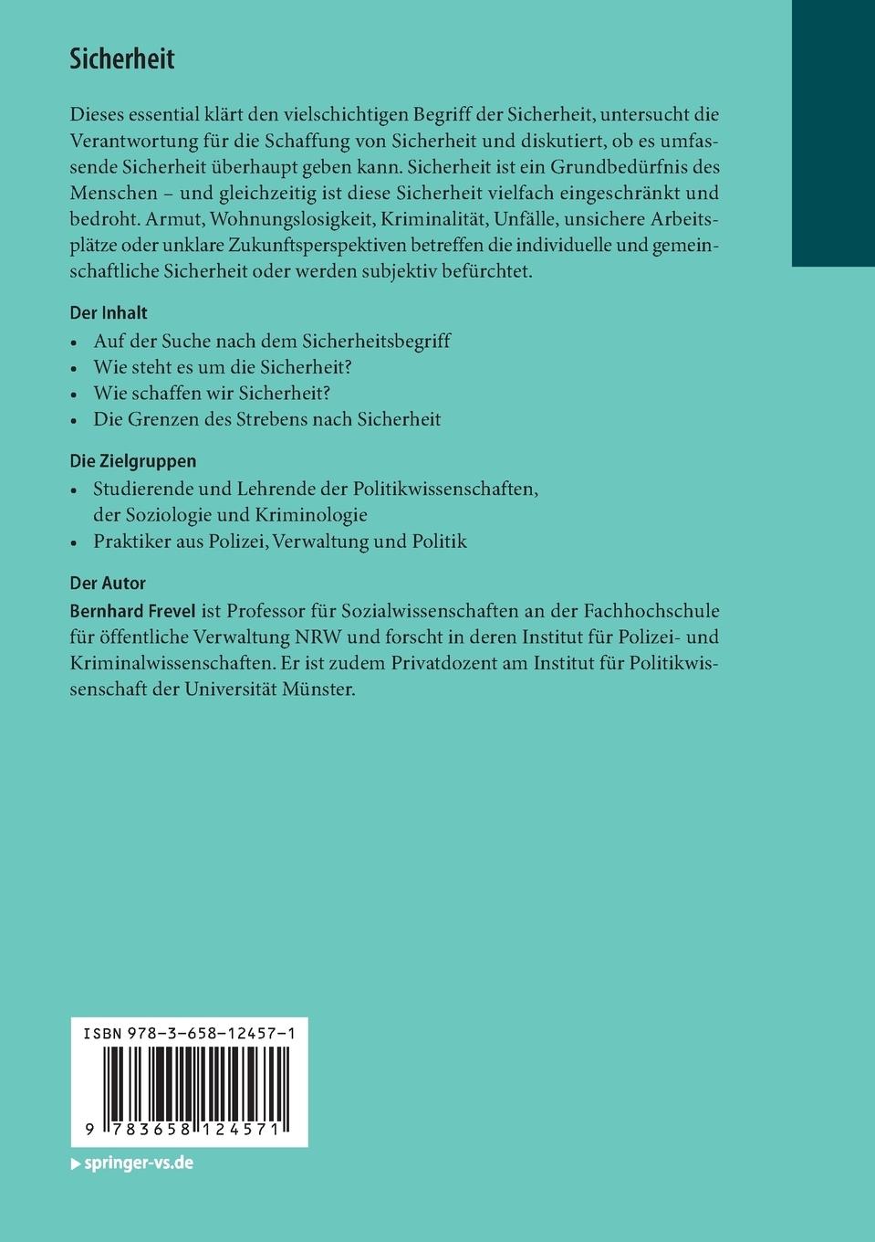 Rückseitencover Sicherheit