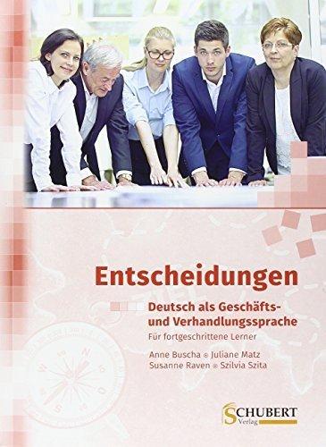 Vorderes Coverbild Entscheidungen: Deutsch als Geschäfts- und Verhandlungssprache