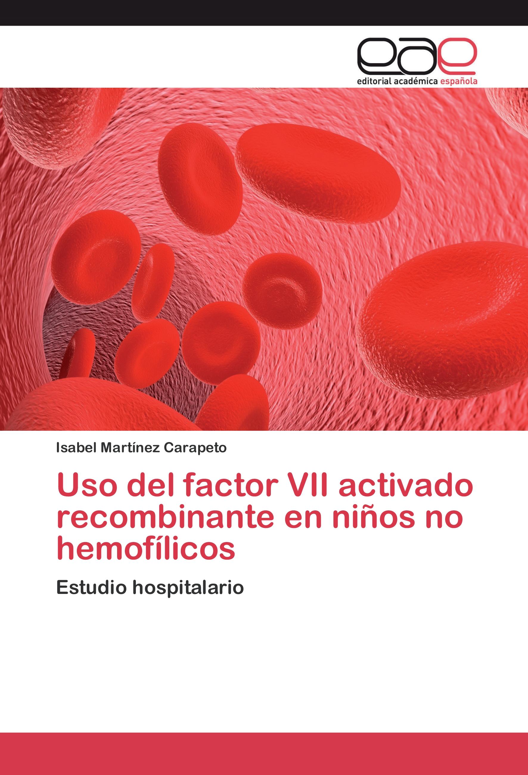 Vorderes Coverbild Uso del factor VII activado recombinante en niños no hemofílicos