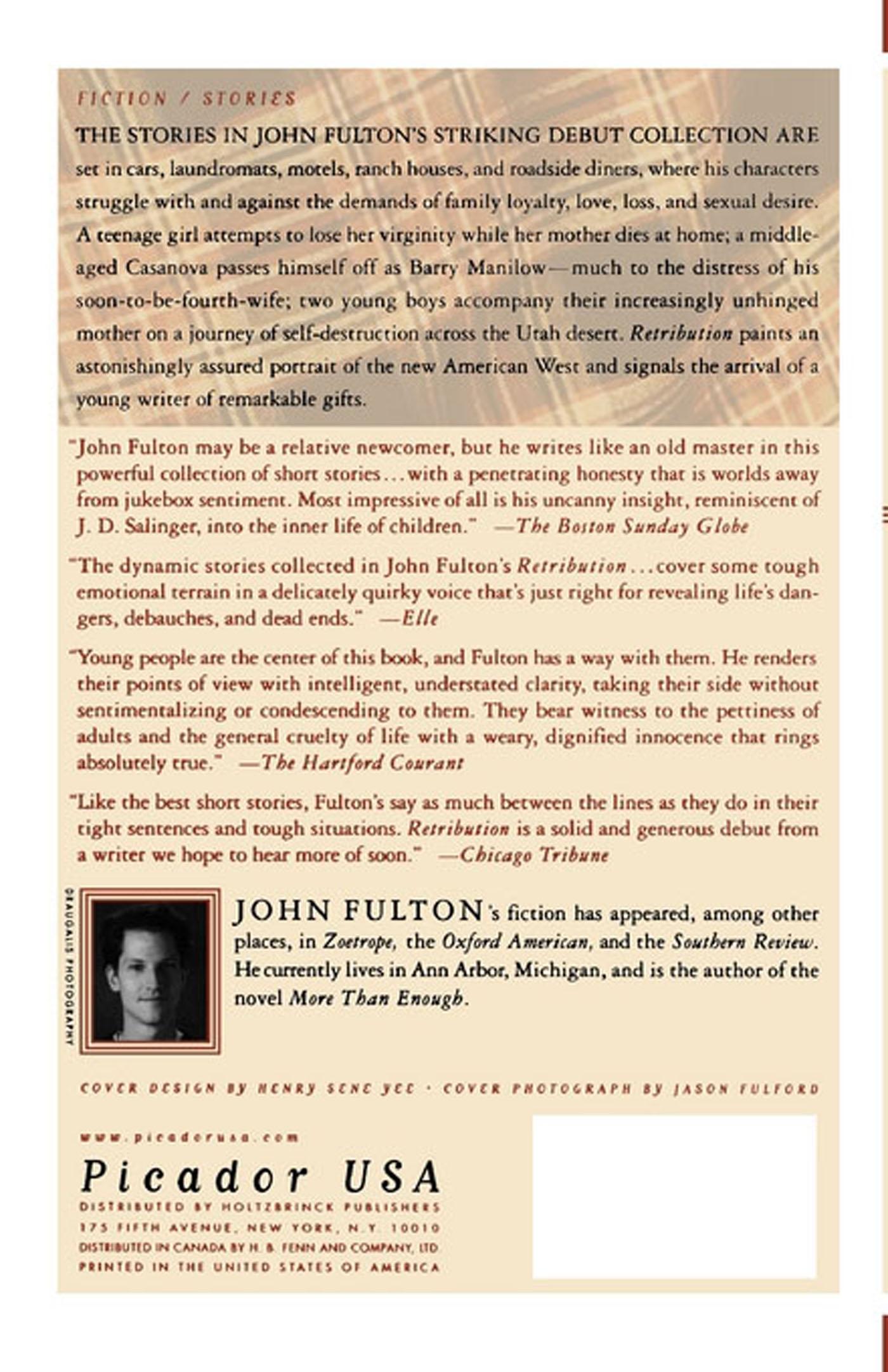 Rückseitencover Retribution