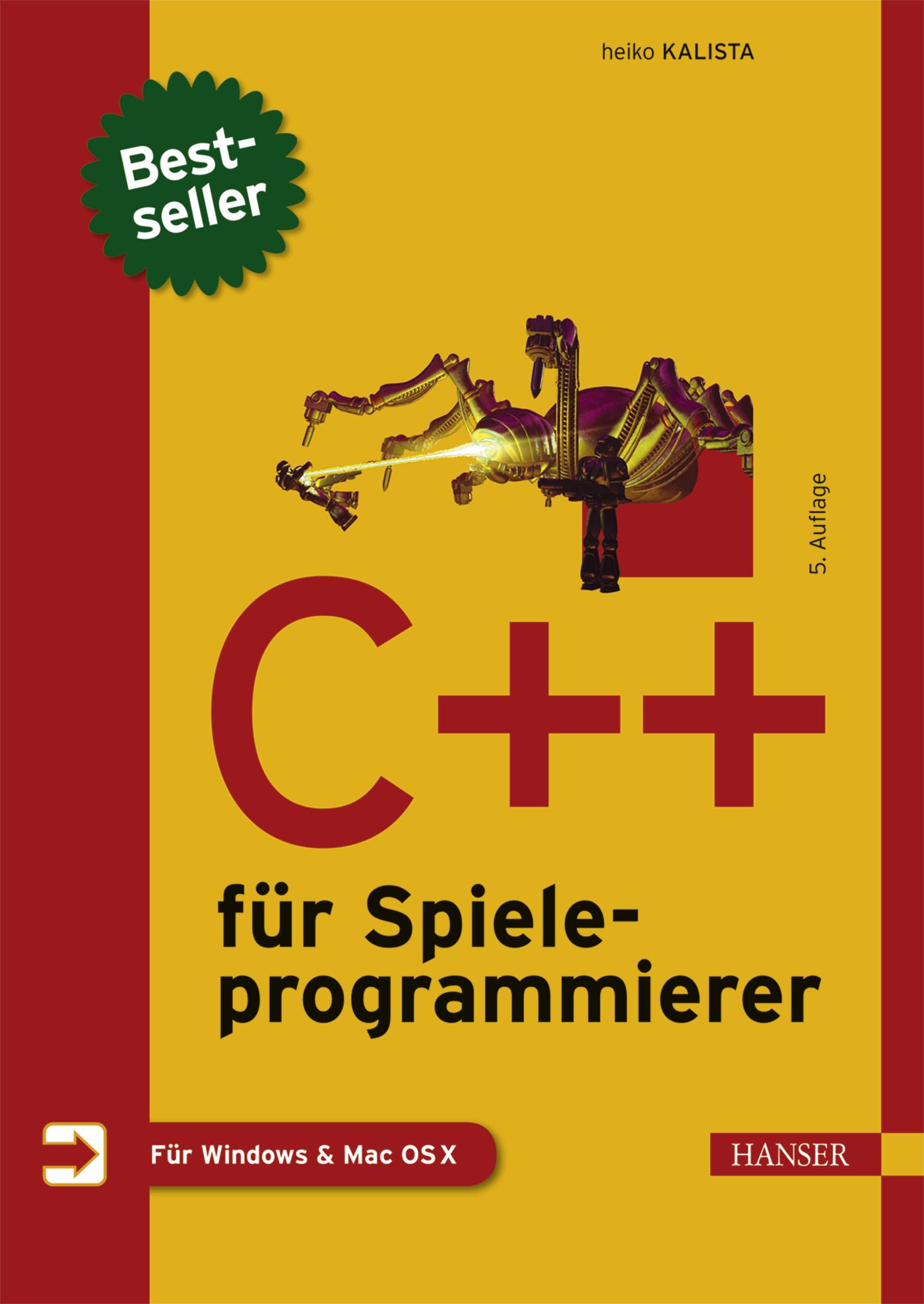 Vorderes Coverbild C++ für Spieleprogrammierer