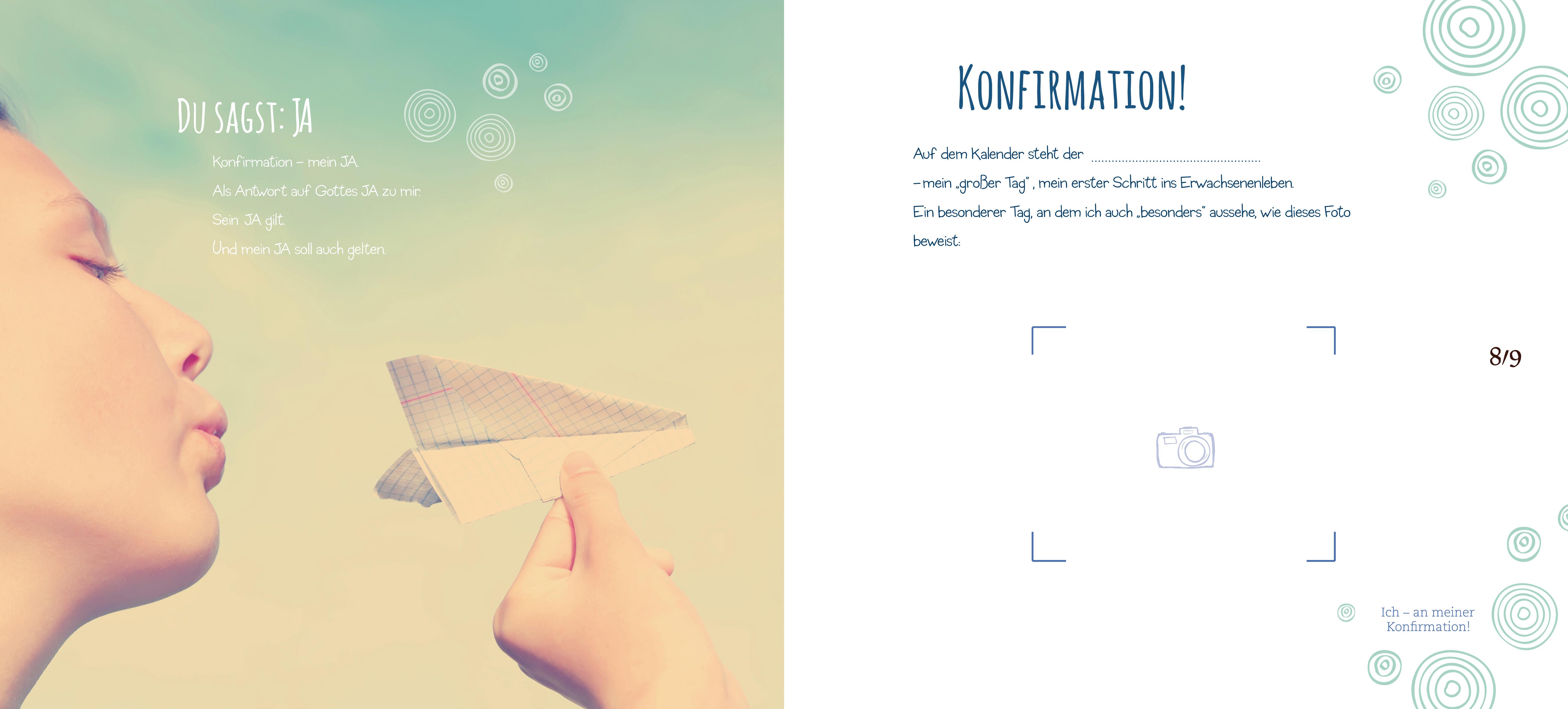Beispielinhalt (Bild) Meine Konfirmation - Erinnerungsalbum