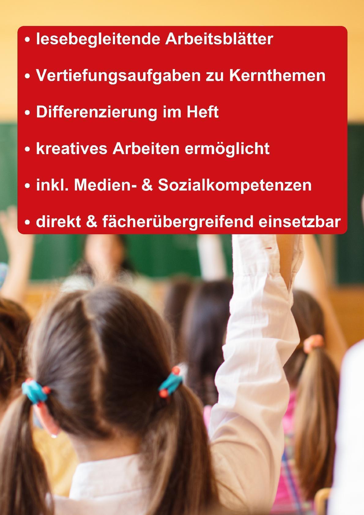 Beispielinhalt (Bild) Literaturprojekt zu "Die kleine Raupe Nimmersatt"