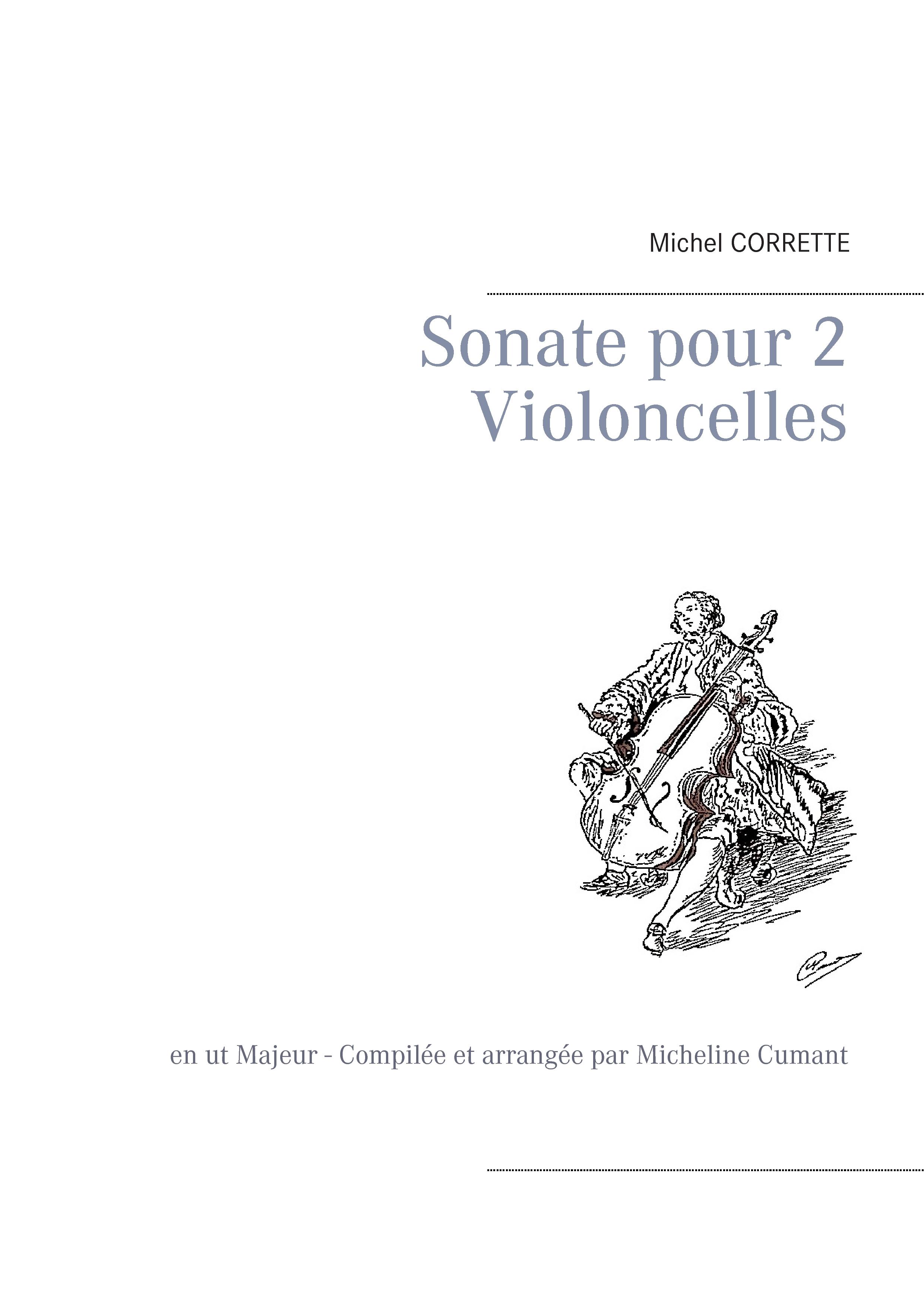 Vorderes Coverbild Sonate pour 2 Violoncelles