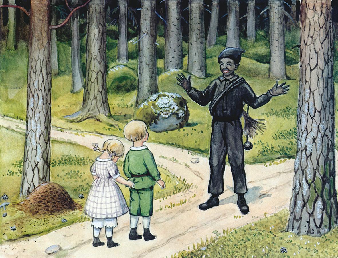 Beispielinhalt (Bild) Peter und Lotta auf dem Jahrmarkt