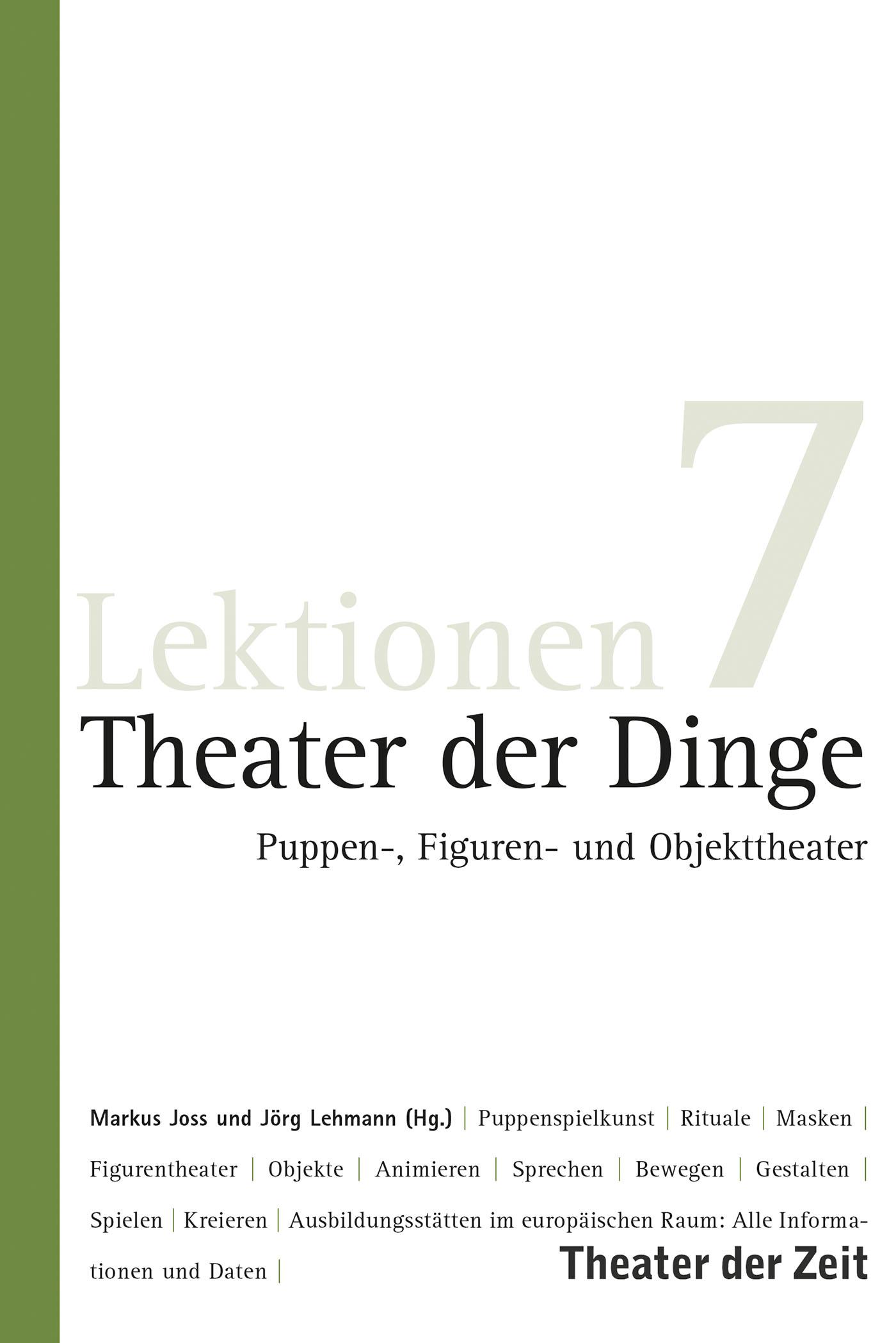 Vorderes Coverbild Theater der Dinge