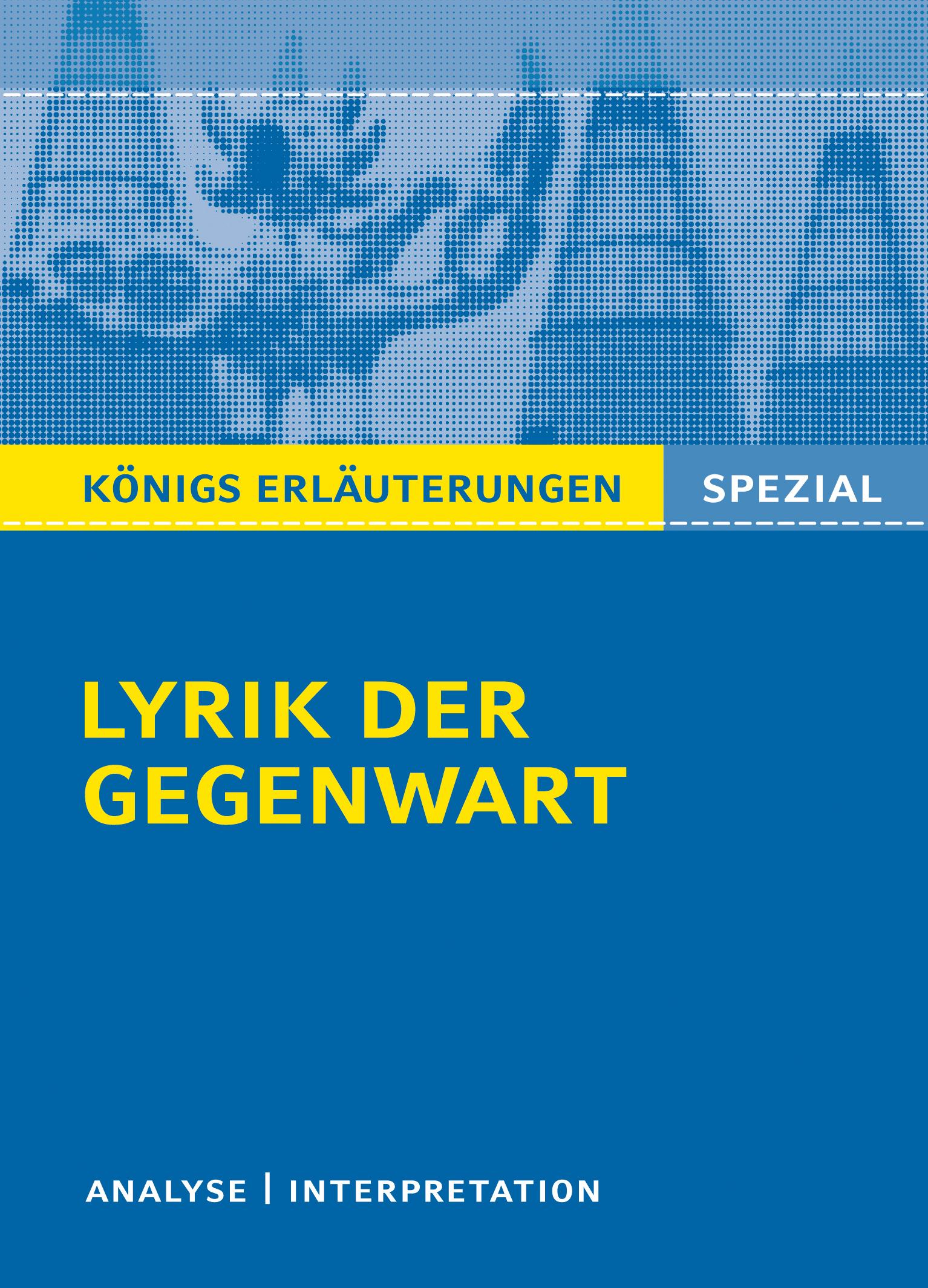 Vorderes Coverbild Lyrik der Gegenwart.