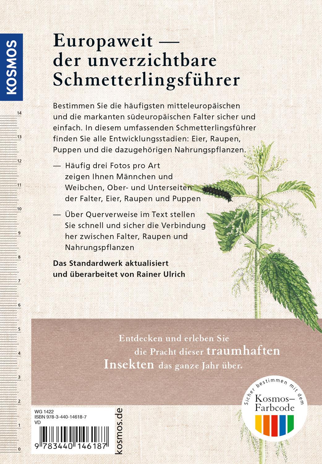 Rückseitencover Der Kosmos Schmetterlingsführer