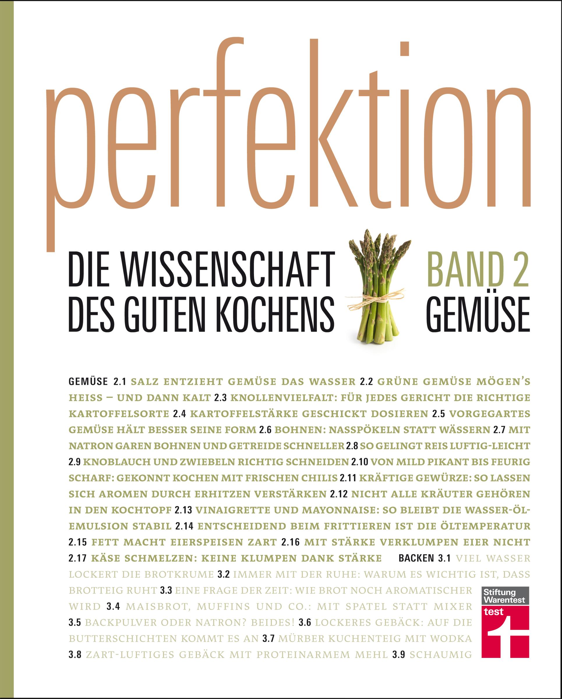 Vorderes Coverbild Perfektion. Die Wissenschaft des guten Kochens 02. Gemüse