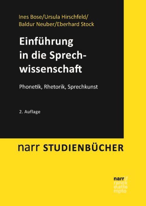 Vorderes Coverbild Einführung in die Sprechwissenschaft