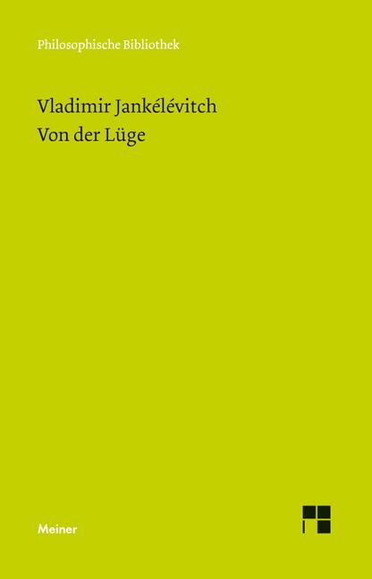 Vorderes Coverbild Von der Lüge