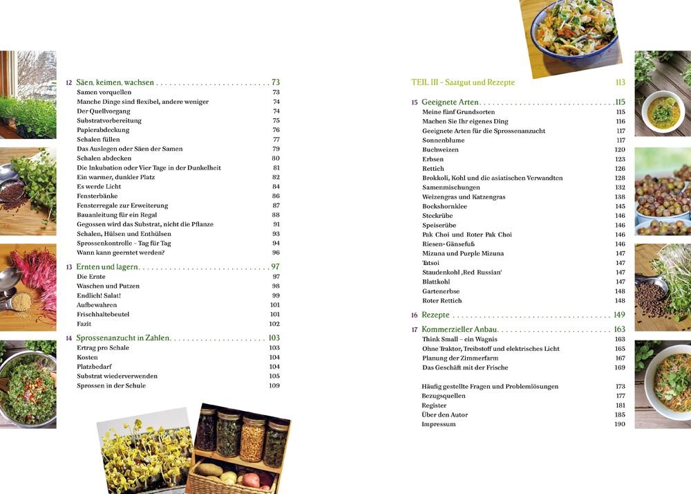 Beispielinhalt (Bild) Der Salatgarten für zuhause