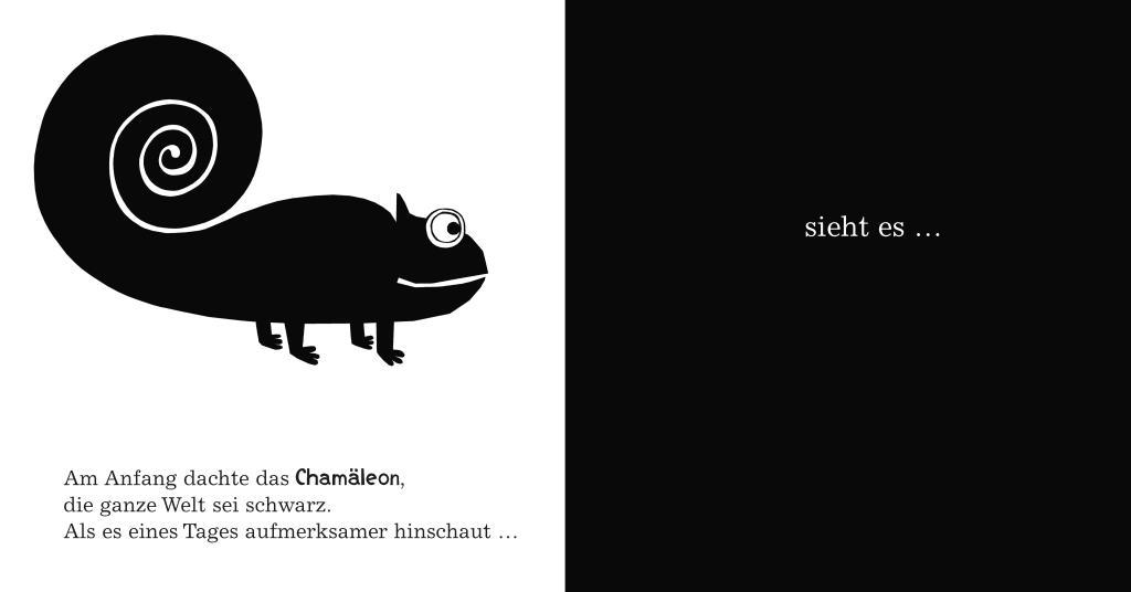 Beispielinhalt (Bild) Ein Chamäleon sieht bunt!