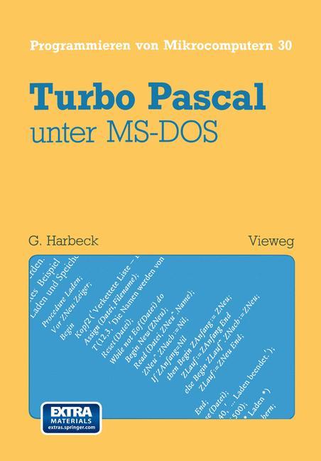 Vorderes Coverbild Turbo Pascal unter MS-DOS
