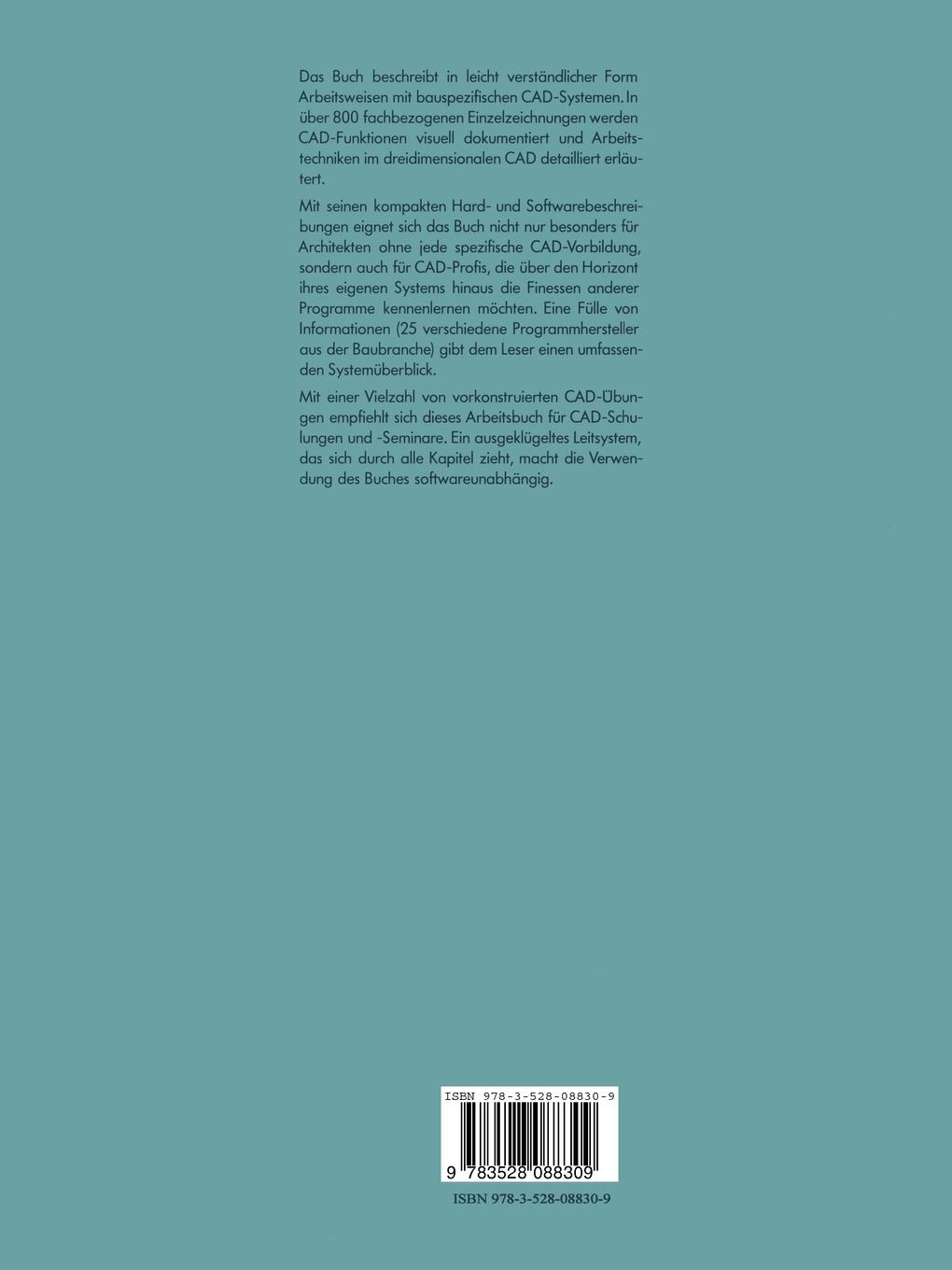 Rückseitencover CAD für Architekten