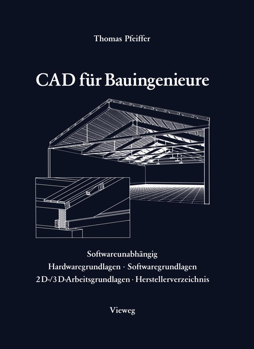 Vorderes Coverbild CAD für Bauingenieure