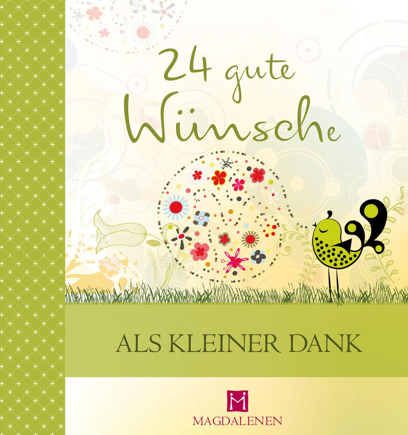 Vorderes Coverbild 24 gute Wünsche - Als kleiner Dank