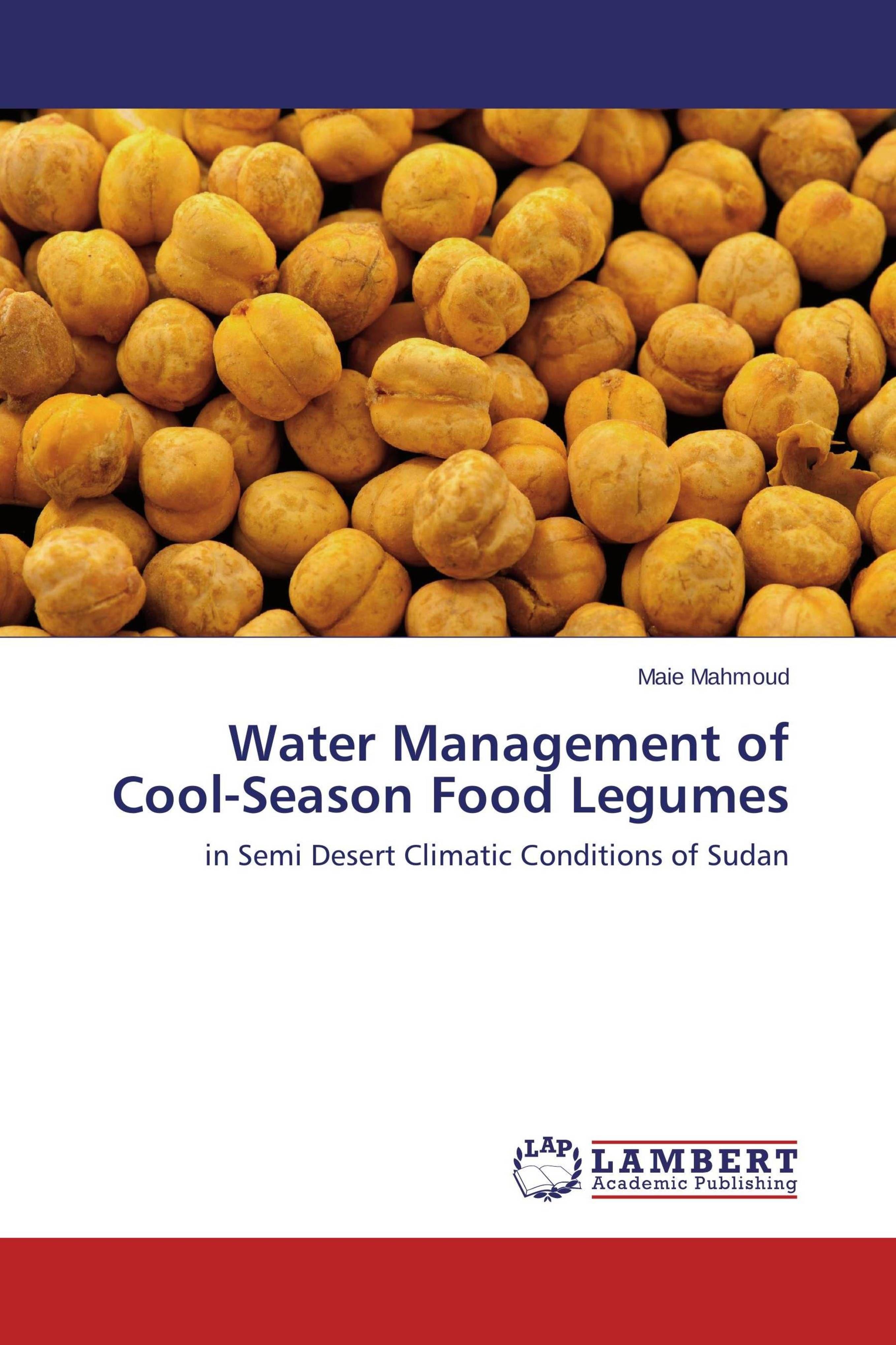 Vorderes Coverbild Water Management of Cool-Season Food Legumes