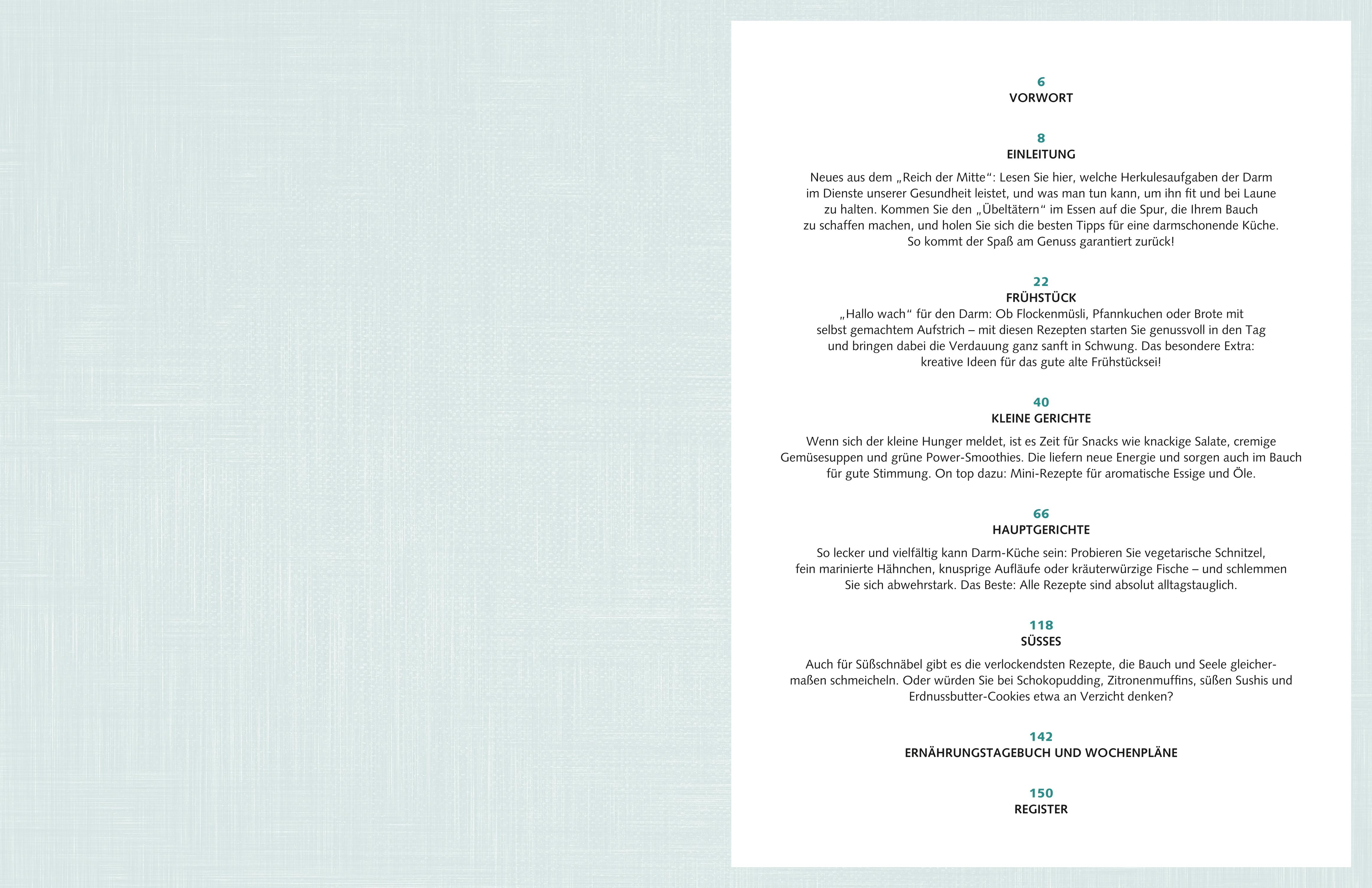 Beispielinhalt (Bild) Das Darm-Kochbuch
