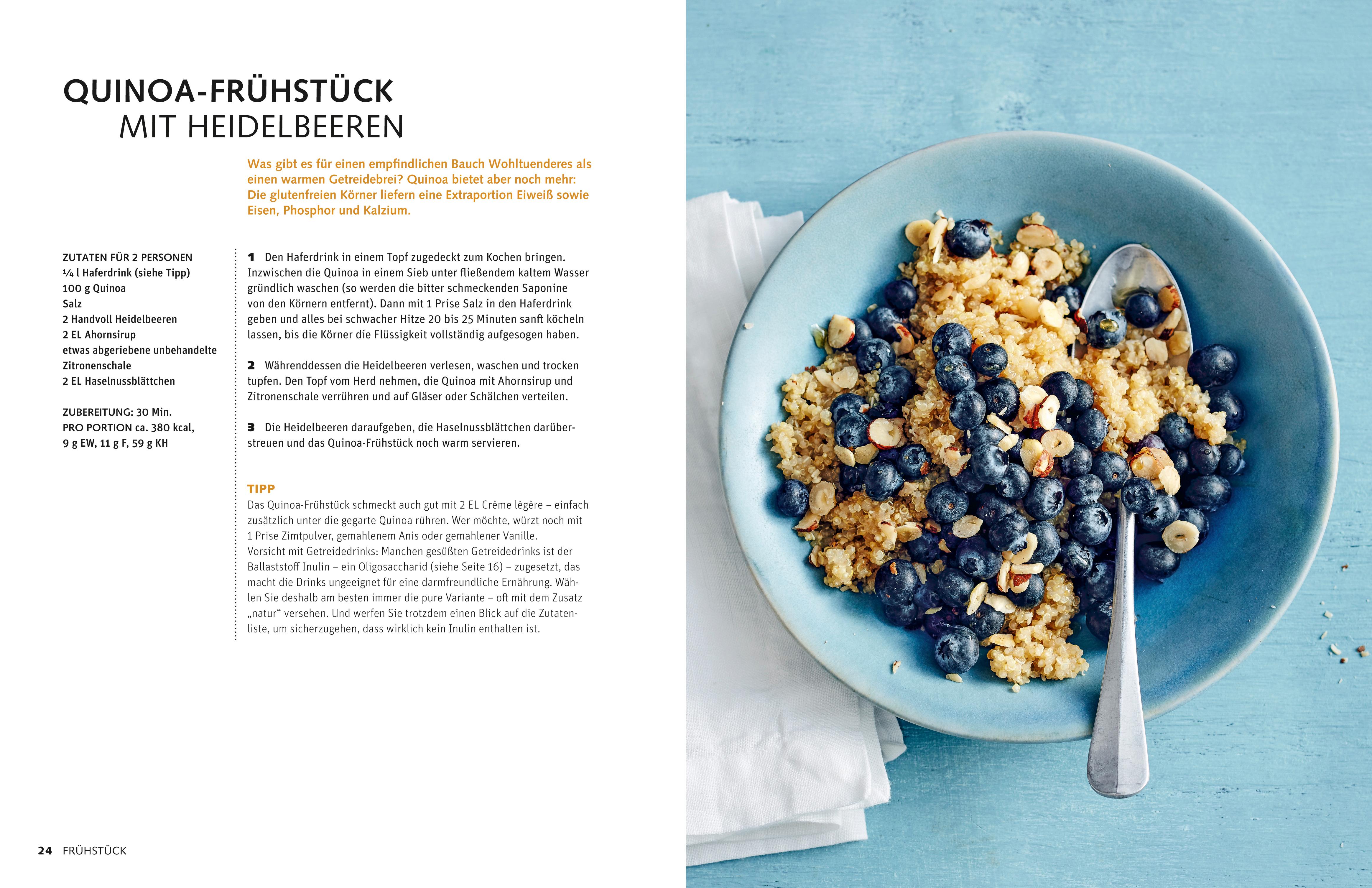 Beispielinhalt (Bild) Das Darm-Kochbuch