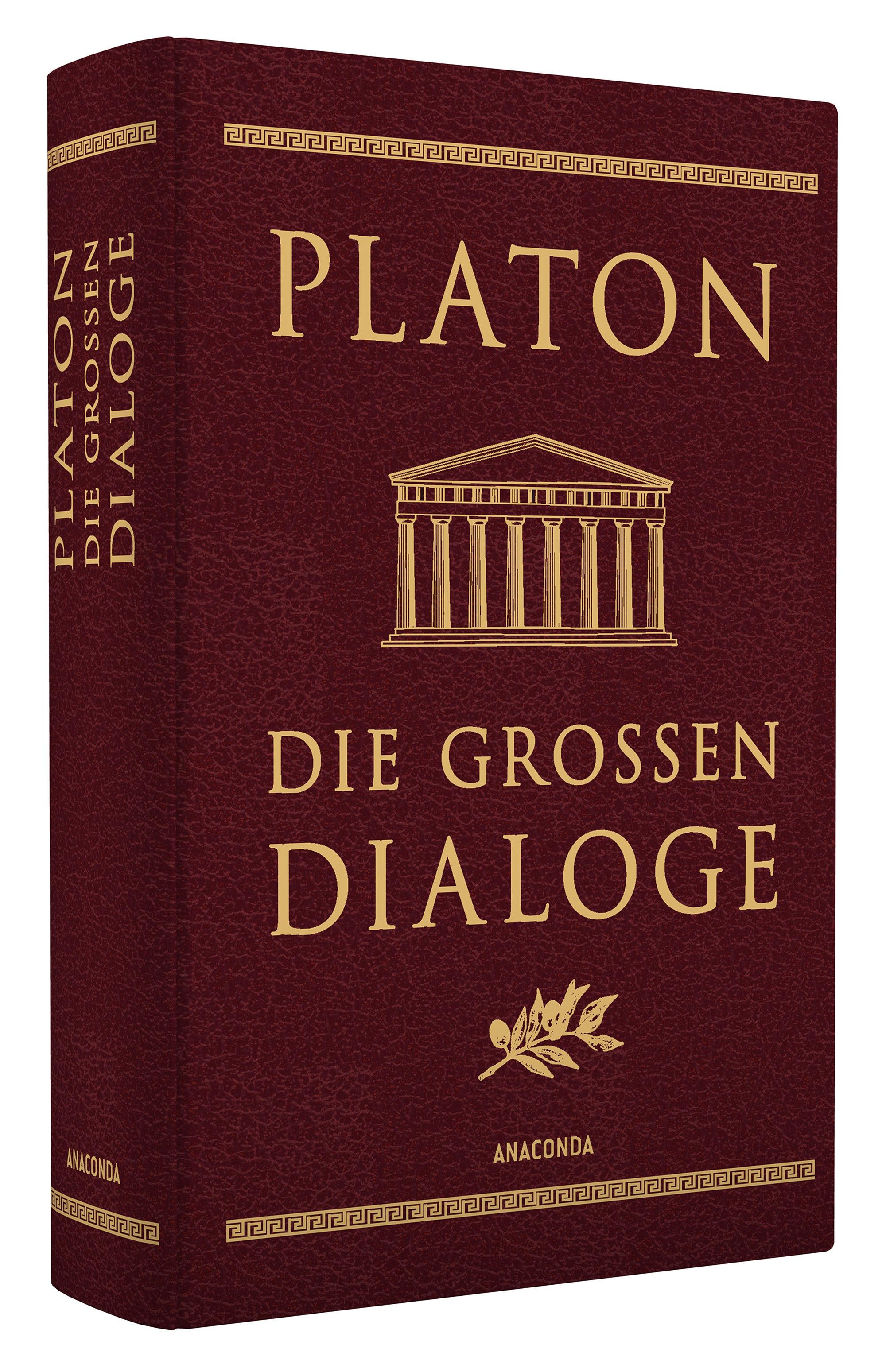 Beispielinhalt (Bild) Die großen Dialoge (Cabra-Lederausgabe)