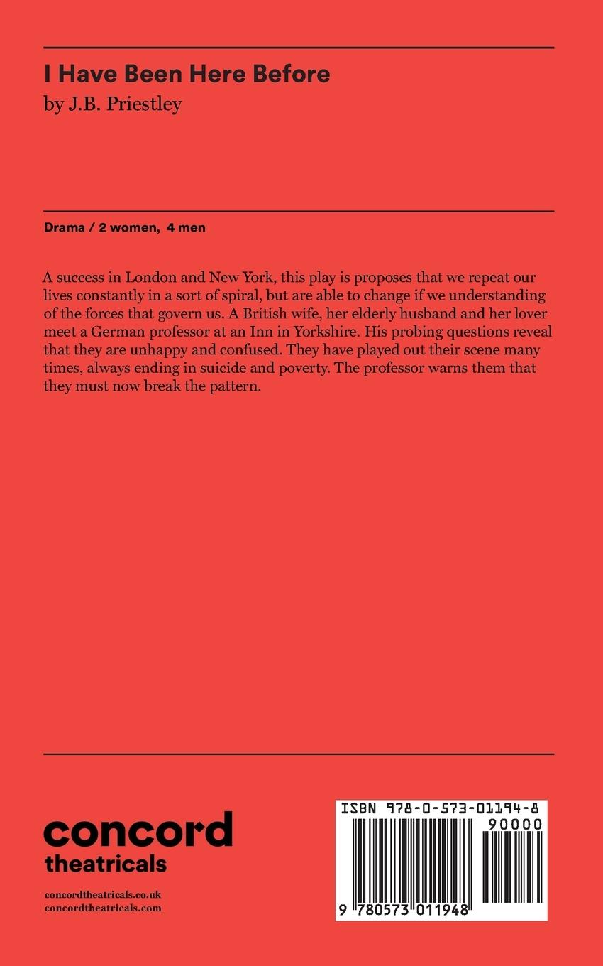 Rückseitencover I Have Been Here Before