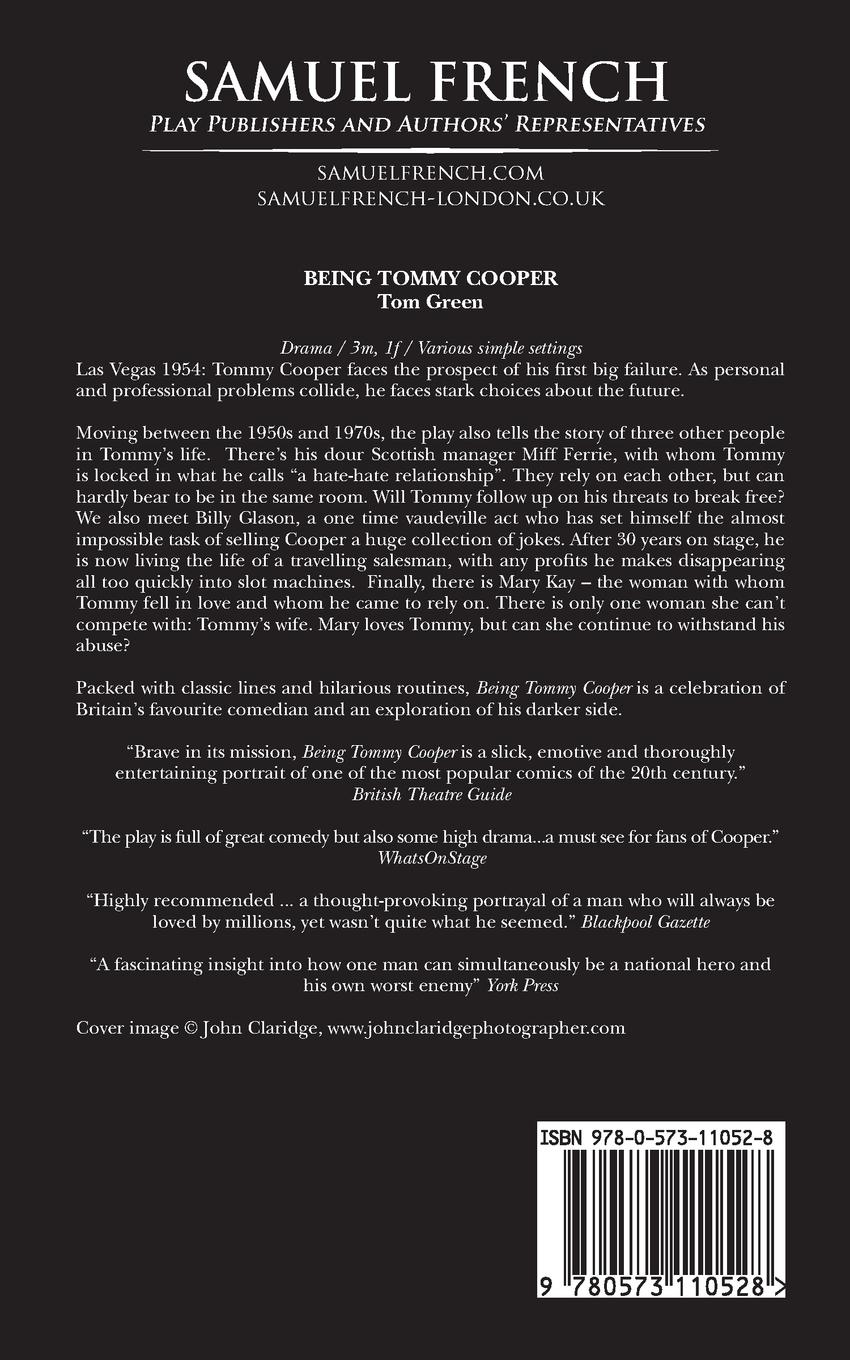 Rückseitencover Being Tommy Cooper