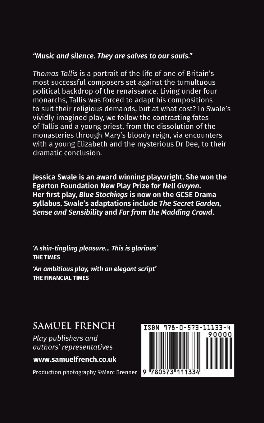 Rückseitencover Thomas Tallis